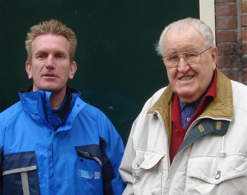 Jan de Jong (rechts) in 2008
